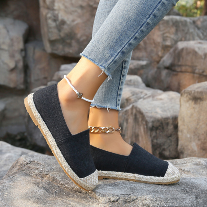 🎁Spring Sale 50% OFF⏳Women Closed Toe Slip On Casual Espadrilles Loafer Flat Comfort Shoes - Proven Plantar Fasciitis, Foot and Heel Pain Relief