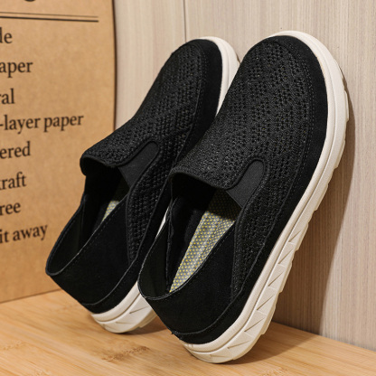 🏃👟50% OFF !!!🔥Last Hour!!🔥Men's Hiking Comfortable Breathable Wear-Resistant Orthopedic Slip-On Loafers