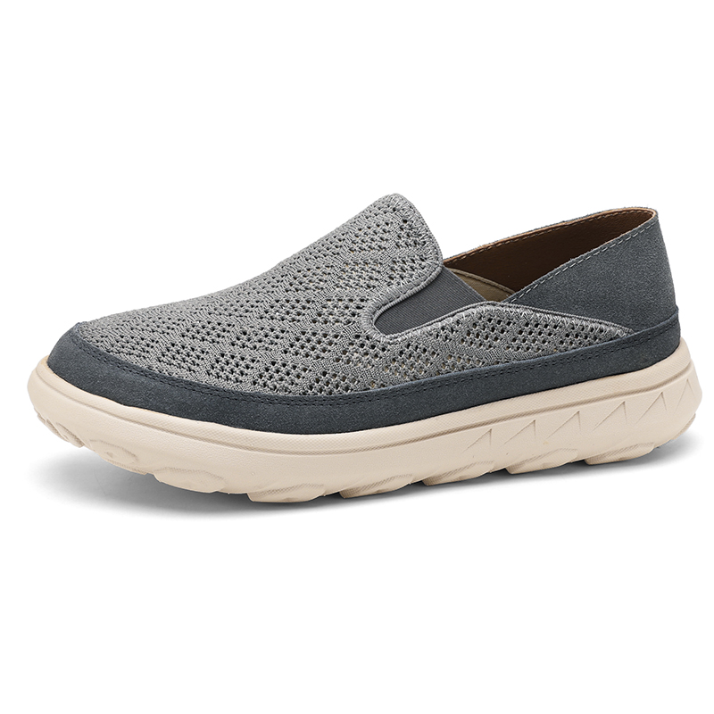 🏃👟50% OFF !!!🔥Last Hour!!🔥Men's Hiking Comfortable Breathable Wear-Resistant Orthopedic Slip-On Loafers