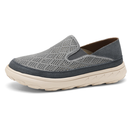 🏃👟50% OFF !!!🔥Last Hour!!🔥Men's Hiking Comfortable Breathable Wear-Resistant Orthopedic Slip-On Loafers