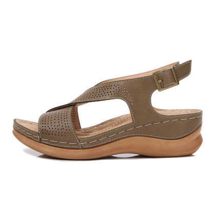 🌸🎉Hot Sale 50% OFF✨⏳Causal Orthoperdic Wedge Sandals for Women - Proven Plantar Fasciitis, Foot and Heel Pain Relief