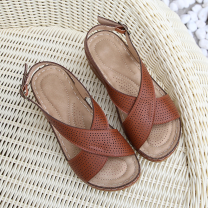 🌸🎉Hot Sale 50% OFF✨⏳Causal Orthoperdic Wedge Sandals for Women - Proven Plantar Fasciitis, Foot and Heel Pain Relief