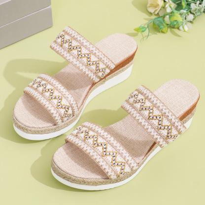 🎁Spring Sale 50% OFF⏳Women's Daily Comfort Lightweight Non-slip Floral Wedge Sandals - Proven Plantar Fasciitis, Foot and Heel Pain Relief