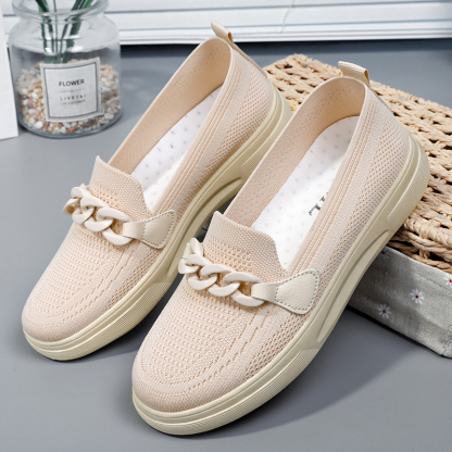🚶‍♀️🥿70% OFF !!!✨Clearance!!✨Women's Nursing Home Comfortable Breathable Lightweight Wide Toe Arch Support Orthopedic Loafers