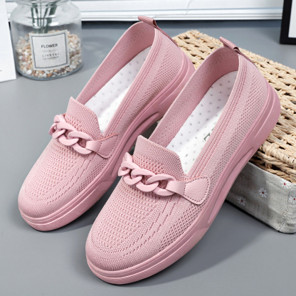 🚶‍♀️🥿70% OFF !!!✨Clearance!!✨Women's Nursing Home Comfortable Breathable Lightweight Wide Toe Arch Support Orthopedic Loafers