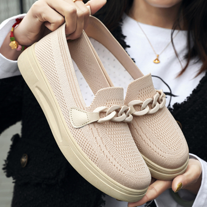 🚶‍♀️🥿70% OFF !!!✨Clearance!!✨Women's Nursing Home Comfortable Breathable Lightweight Wide Toe Arch Support Orthopedic Loafers