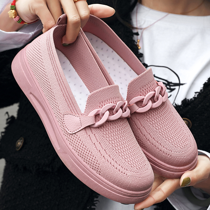 🚶‍♀️🥿70% OFF !!!✨Clearance!!✨Women's Nursing Home Comfortable Breathable Lightweight Wide Toe Arch Support Orthopedic Loafers