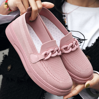 🚶‍♀️🥿70% OFF !!!✨Clearance!!✨Women's Nursing Home Comfortable Breathable Lightweight Wide Toe Arch Support Orthopedic Loafers