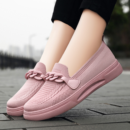🚶‍♀️🥿70% OFF !!!✨Clearance!!✨Women's Nursing Home Comfortable Breathable Lightweight Wide Toe Arch Support Orthopedic Loafers