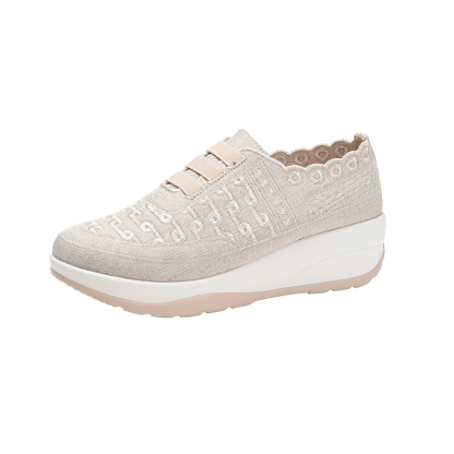 🔥Last Day 50% OFF ⏰Women's Orthopedic Sneakers, Breathable Knit Mesh Walking Shoes,Women Slip On Walking Shoes Orthopedic Shoes - Proven Plantar Fasciitis, Foot and Heel Pain Relief
