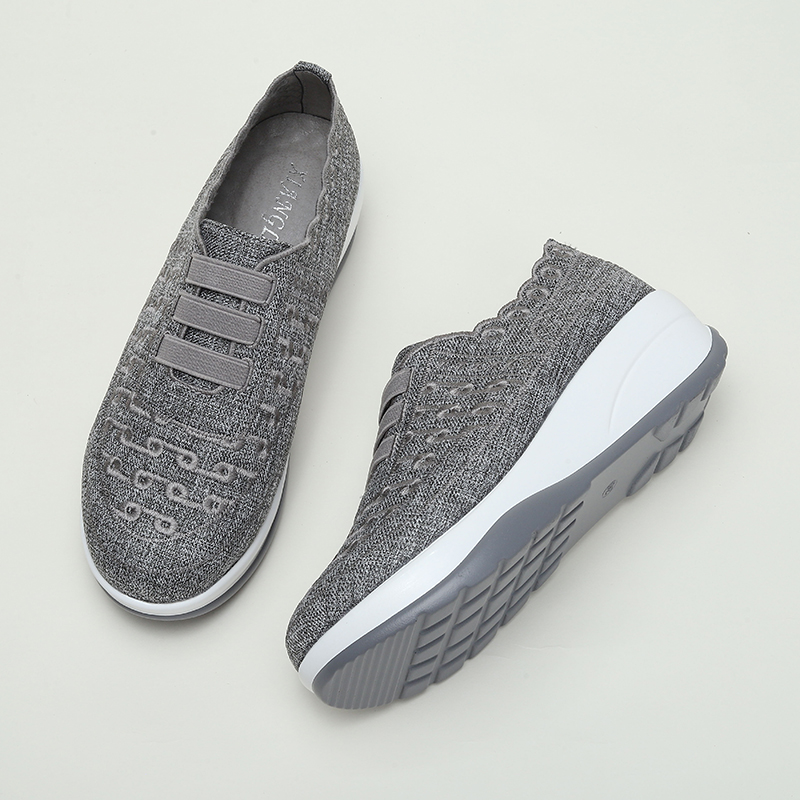 🔥Last Day 50% OFF ⏰Women's Orthopedic Sneakers, Breathable Knit Mesh Walking Shoes,Women Slip On Walking Shoes Orthopedic Shoes - Proven Plantar Fasciitis, Foot and Heel Pain Relief
