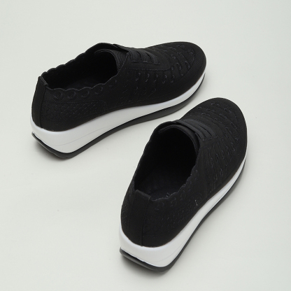 🔥Last Day 50% OFF ⏰Women's Orthopedic Sneakers, Breathable Knit Mesh Walking Shoes,Women Slip On Walking Shoes Orthopedic Shoes - Proven Plantar Fasciitis, Foot and Heel Pain Relief