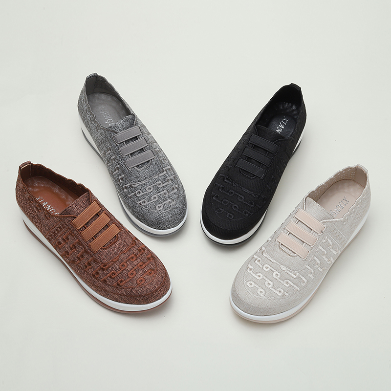 🔥Last Day 50% OFF ⏰Women's Orthopedic Sneakers, Breathable Knit Mesh Walking Shoes,Women Slip On Walking Shoes Orthopedic Shoes - Proven Plantar Fasciitis, Foot and Heel Pain Relief