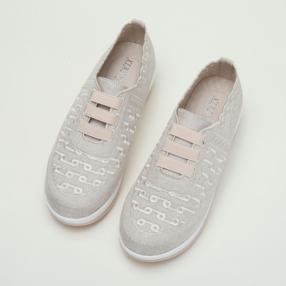 🔥Last Day 50% OFF ⏰Women's Orthopedic Sneakers, Breathable Knit Mesh Walking Shoes,Women Slip On Walking Shoes Orthopedic Shoes - Proven Plantar Fasciitis, Foot and Heel Pain Relief