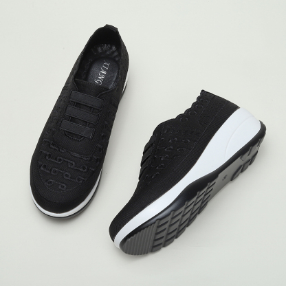 🔥Last Day 50% OFF ⏰Women's Orthopedic Sneakers, Breathable Knit Mesh Walking Shoes,Women Slip On Walking Shoes Orthopedic Shoes - Proven Plantar Fasciitis, Foot and Heel Pain Relief