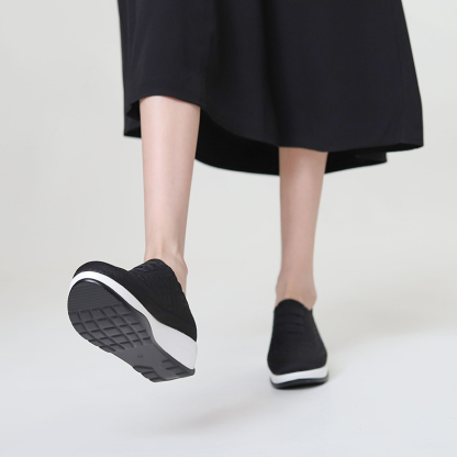 🔥Last Day 50% OFF ⏰Women's Orthopedic Sneakers, Breathable Knit Mesh Walking Shoes,Women Slip On Walking Shoes Orthopedic Shoes - Proven Plantar Fasciitis, Foot and Heel Pain Relief