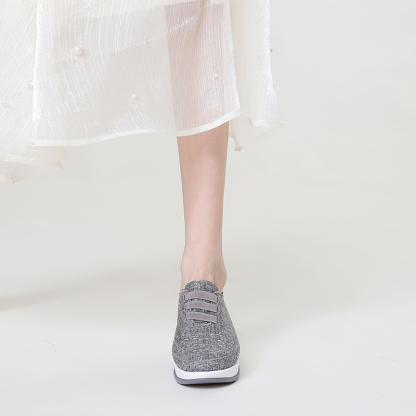 🔥Last Day 50% OFF ⏰Women's Orthopedic Sneakers, Breathable Knit Mesh Walking Shoes,Women Slip On Walking Shoes Orthopedic Shoes - Proven Plantar Fasciitis, Foot and Heel Pain Relief
