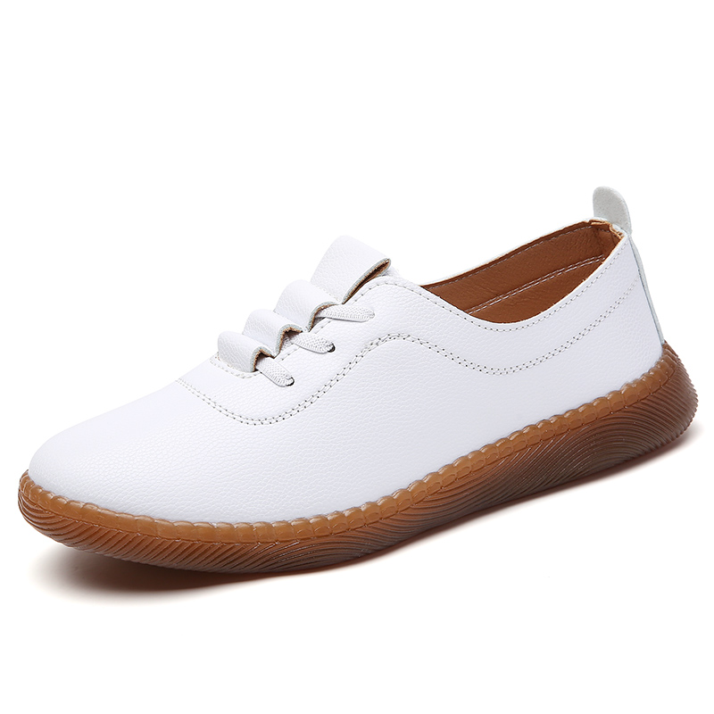 🚶‍♀️🥿50% OFF !!!✨Clearance!!✨Women's Daily Comfortable Non-slip Breathable Genuine Leather Slip-on Loafers - Proven Plantar Fasciitis, Foot and Heel Pain Relief