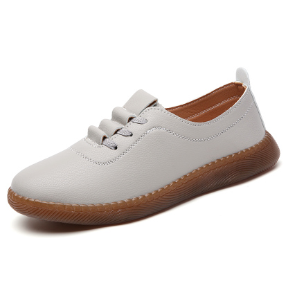🚶‍♀️🥿50% OFF !!!✨Clearance!!✨Women's Daily Comfortable Non-slip Breathable Genuine Leather Slip-on Loafers - Proven Plantar Fasciitis, Foot and Heel Pain Relief