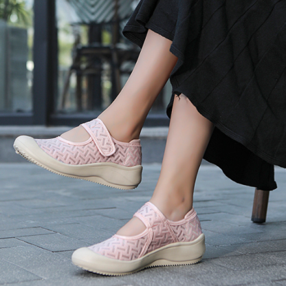 🔥Limited Time Offer 70% OFF🔥 Women's Velcro Mesh Orthopedic Casual Shoes - Proven Plantar Fasciitis, Foot and Heel Pain Relief