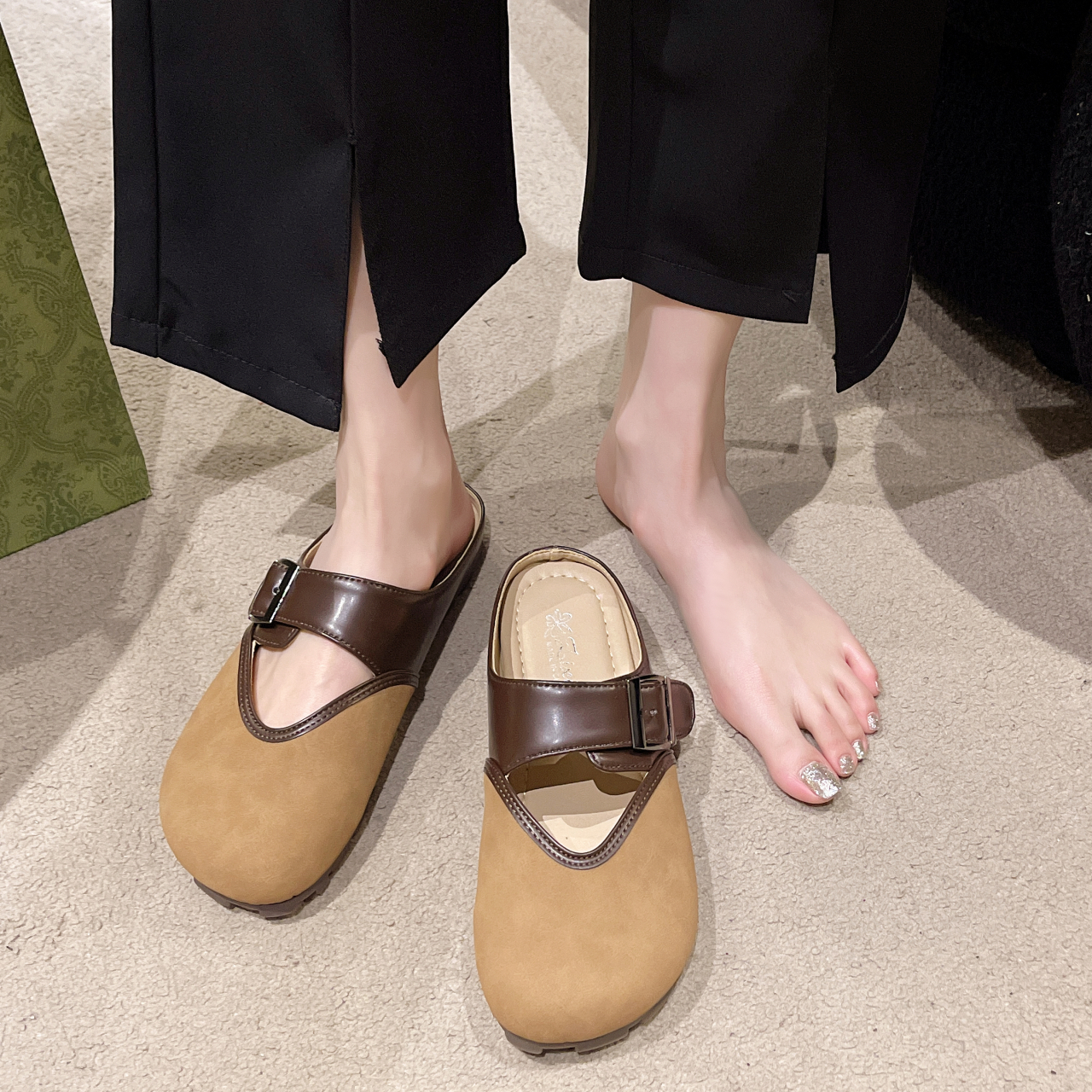 🎁Spring Sale 50% OFF⏳Women's Casual And Comfortable Non-Slip Buckle design Slip-On Walking Shoes - Proven Plantar Fasciitis, Foot and Heel Pain Relief