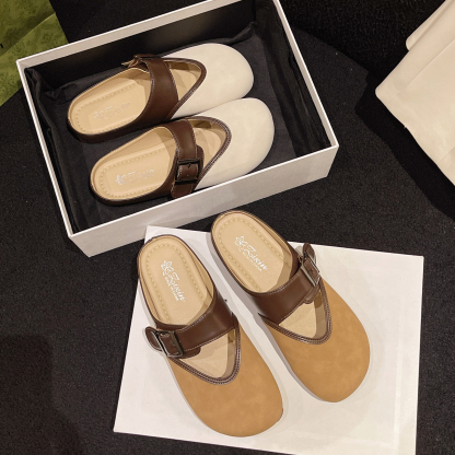 🎁Spring Sale 50% OFF⏳Women's Casual And Comfortable Non-Slip Buckle design Slip-On Walking Shoes - Proven Plantar Fasciitis, Foot and Heel Pain Relief