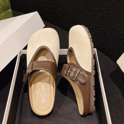 🎁Spring Sale 50% OFF⏳Women's Casual And Comfortable Non-Slip Buckle design Slip-On Walking Shoes - Proven Plantar Fasciitis, Foot and Heel Pain Relief