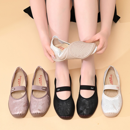 🌸🎉Limited Time Offer 50% OFF! ✨🥿💫Women's Mary Jane Flats, Breathable Slip-On Light Weight Comfort Orthotic Casual Walking Shoes - Proven Plantar Fasciitis, Foot and Heel Pain Relief