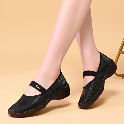🌸🎉Limited Time Offer 50% OFF! ✨🥿💫Women's Mary Jane Flats, Breathable Slip-On Light Weight Comfort Orthotic Casual Walking Shoes - Proven Plantar Fasciitis, Foot and Heel Pain Relief