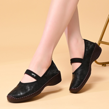 🌸🎉Limited Time Offer 50% OFF! ✨🥿💫Women's Mary Jane Flats, Breathable Slip-On Light Weight Comfort Orthotic Casual Walking Shoes - Proven Plantar Fasciitis, Foot and Heel Pain Relief