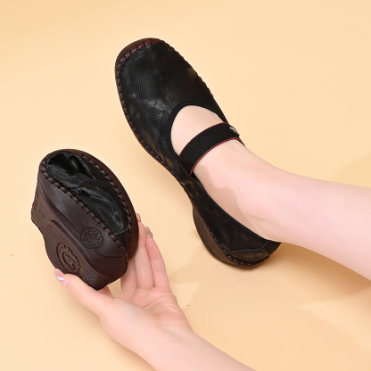 🌸🎉Limited Time Offer 50% OFF! ✨🥿💫Women's Mary Jane Flats, Breathable Slip-On Light Weight Comfort Orthotic Casual Walking Shoes - Proven Plantar Fasciitis, Foot and Heel Pain Relief
