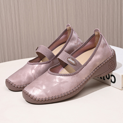 🌸🎉Limited Time Offer 50% OFF! ✨🥿💫Women's Mary Jane Flats, Breathable Slip-On Light Weight Comfort Orthotic Casual Walking Shoes - Proven Plantar Fasciitis, Foot and Heel Pain Relief