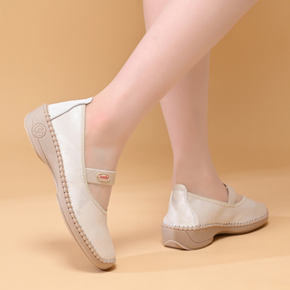 🌸🎉Limited Time Offer 50% OFF! ✨🥿💫Women's Mary Jane Flats, Breathable Slip-On Light Weight Comfort Orthotic Casual Walking Shoes - Proven Plantar Fasciitis, Foot and Heel Pain Relief