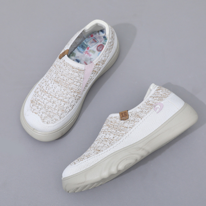 🌸🎉 🔥Limited Time Offer 50% OFF🔥 ✨🥿💫Women's Daily Soft Breathable Non-Slip Arch Support Slip-On Orthopedic Shoes - Proven Plantar Fasciitis, Foot and Heel Pain Relief