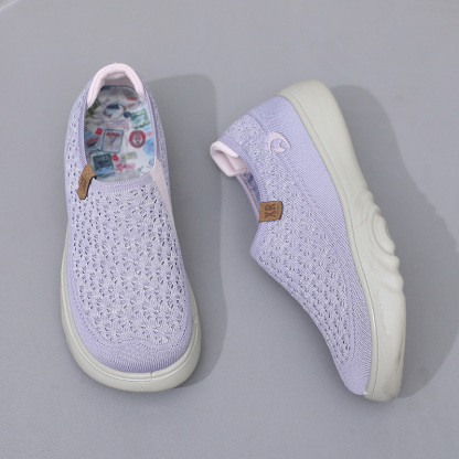 🌸🎉 🔥Limited Time Offer 50% OFF🔥 ✨🥿💫Women's Daily Soft Breathable Non-Slip Arch Support Slip-On Orthopedic Shoes - Proven Plantar Fasciitis, Foot and Heel Pain Relief