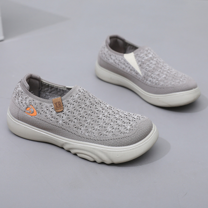 🌸🎉 🔥Limited Time Offer 50% OFF🔥 ✨🥿💫Women's Daily Soft Breathable Non-Slip Arch Support Slip-On Orthopedic Shoes - Proven Plantar Fasciitis, Foot and Heel Pain Relief