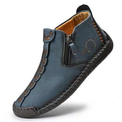 ⏰Promotion - 70% OFF🔥Women's Casual Fashion Non-slip Leather Medieval Slip-on Boots - Proven Plantar Fasciitis, Foot and Heel Pain Relief