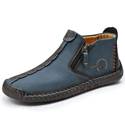 ⏰Promotion - 70% OFF🔥Women's Casual Fashion Non-slip Leather Medieval Slip-on Boots - Proven Plantar Fasciitis, Foot and Heel Pain Relief