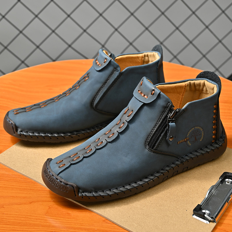 ⏰Promotion - 70% OFF🔥Women's Casual Fashion Non-slip Leather Medieval Slip-on Boots - Proven Plantar Fasciitis, Foot and Heel Pain Relief
