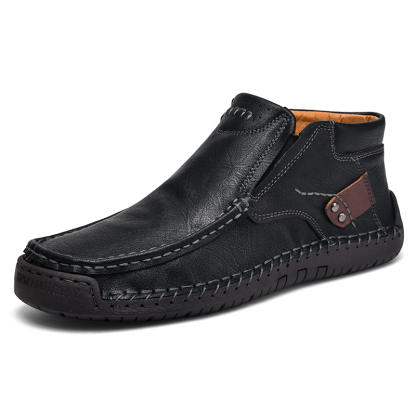 💥Last day deals💥Men's Casual Arch Support Non-slip Leather Slip-On Loafers