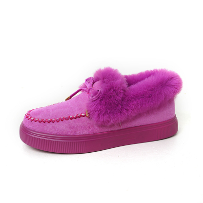 🌸🎉 Promotion - 70% OFF! Only a Few Left! ✨🥿💫Women's Daily Non-Slip Warm Wool Slip-On Flat Shoes - Proven Plantar Fasciitis, Foot and Heel Pain Relief