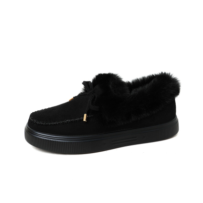 🌸🎉 Promotion - 70% OFF! Only a Few Left! ✨🥿💫Women's Daily Non-Slip Warm Wool Slip-On Flat Shoes - Proven Plantar Fasciitis, Foot and Heel Pain Relief
