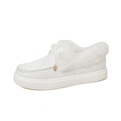 🌸🎉 Promotion - 70% OFF! Only a Few Left! ✨🥿💫Women's Daily Non-Slip Warm Wool Slip-On Flat Shoes - Proven Plantar Fasciitis, Foot and Heel Pain Relief