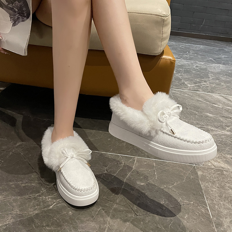 🌸🎉 Promotion - 70% OFF! Only a Few Left! ✨🥿💫Women's Daily Non-Slip Warm Wool Slip-On Flat Shoes - Proven Plantar Fasciitis, Foot and Heel Pain Relief