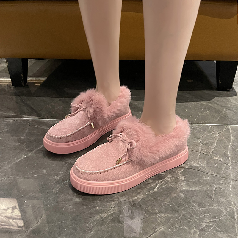 🌸🎉 Promotion - 70% OFF! Only a Few Left! ✨🥿💫Women's Daily Non-Slip Warm Wool Slip-On Flat Shoes - Proven Plantar Fasciitis, Foot and Heel Pain Relief