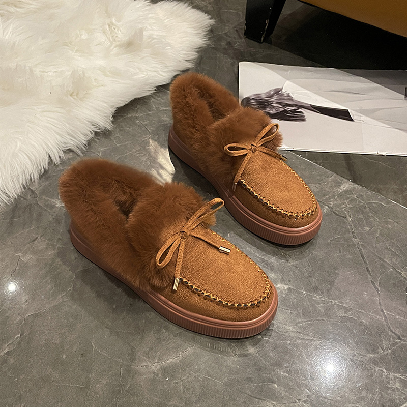 🌸🎉 Promotion - 70% OFF! Only a Few Left! ✨🥿💫Women's Daily Non-Slip Warm Wool Slip-On Flat Shoes - Proven Plantar Fasciitis, Foot and Heel Pain Relief