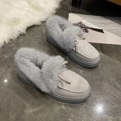 🌸🎉 Promotion - 70% OFF! Only a Few Left! ✨🥿💫Women's Daily Non-Slip Warm Wool Slip-On Flat Shoes - Proven Plantar Fasciitis, Foot and Heel Pain Relief