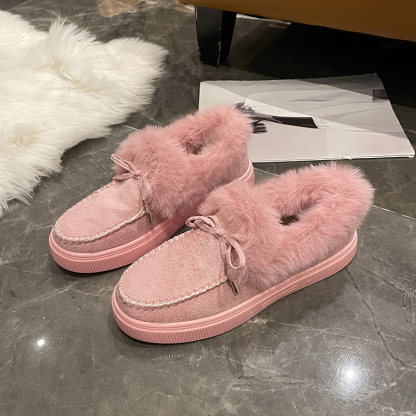 🌸🎉 Promotion - 70% OFF! Only a Few Left! ✨🥿💫Women's Daily Non-Slip Warm Wool Slip-On Flat Shoes - Proven Plantar Fasciitis, Foot and Heel Pain Relief