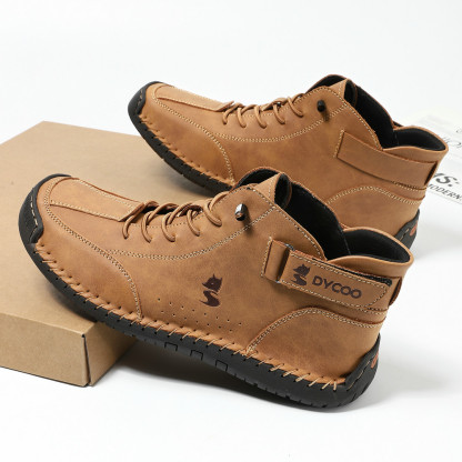 ⏰Promotion - 70% OFF🔥Women's Casual Breathable Leather Non-slip Waterproof Slip-On Orthopedic Boots - Improve Posture and Get Rid of Painless Walking and Standing