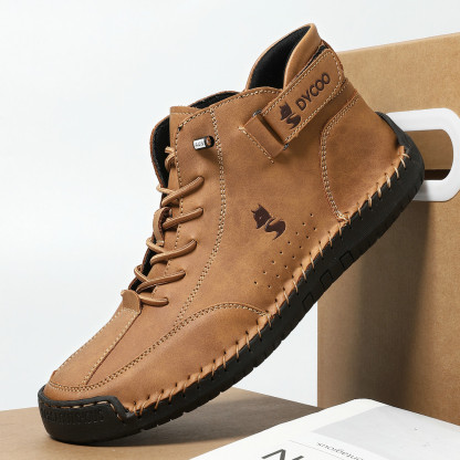 ⏰Promotion - 70% OFF🔥Women's Casual Breathable Leather Non-slip Waterproof Slip-On Orthopedic Boots - Improve Posture and Get Rid of Painless Walking and Standing